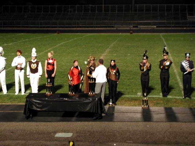 Receiving 1st Place