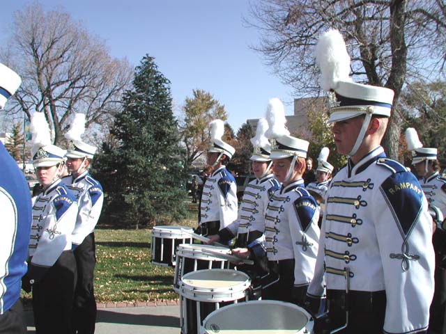 Brandon on snare