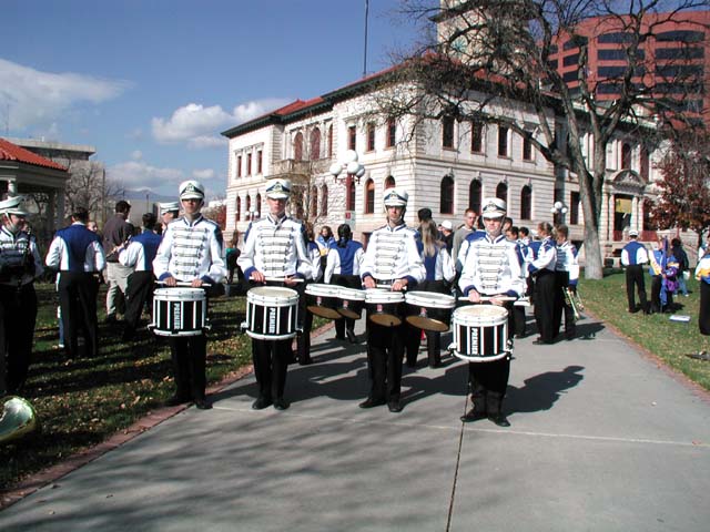 Brandon on snare