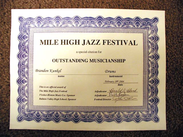 Another Award for Jazz
