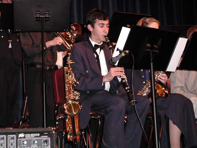 Brandon on Clarinet
