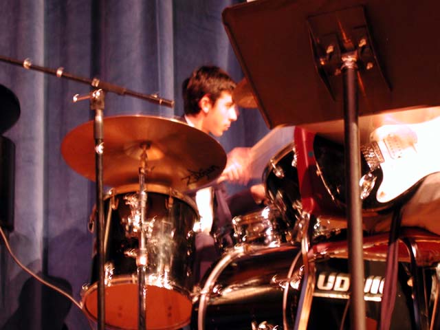 Brandon on Drums