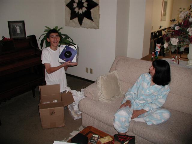 Brandon got a Nintendo Game Cube