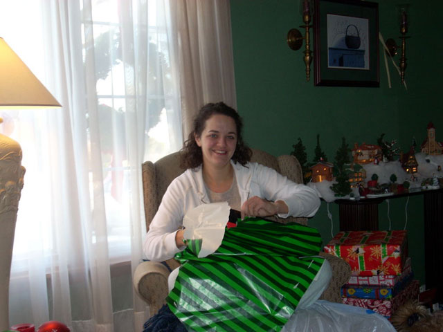 Nicole gets a gift